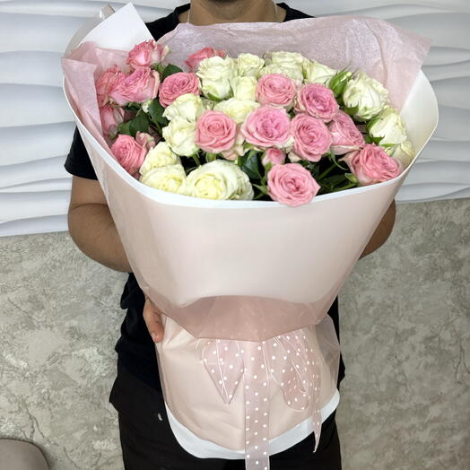Букет Кустовых Роз «Нежность»🌸