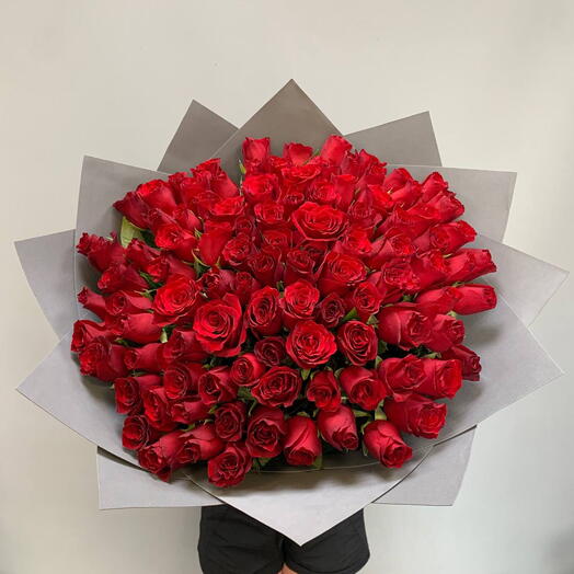 Букет из 101 розы🌹