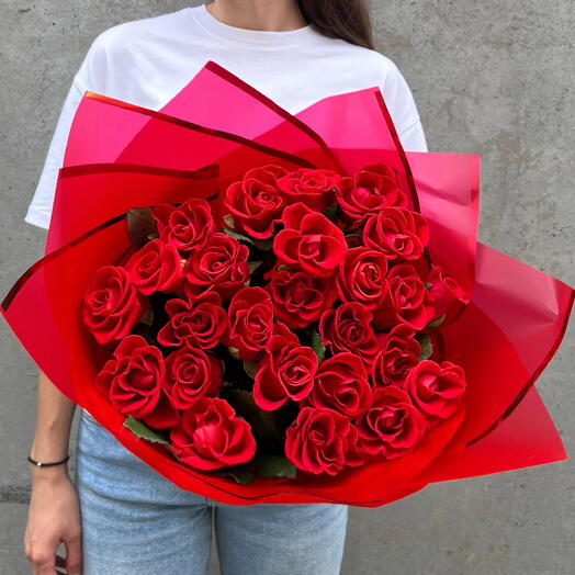 Букет из 25 роз💕