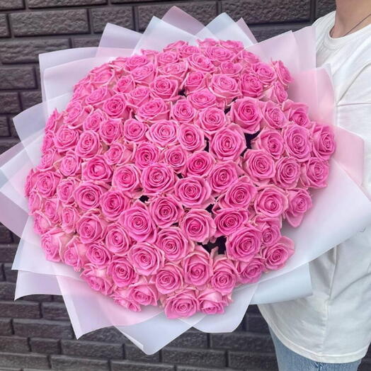 101 розовая роза 💓