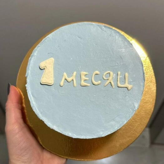 Бенто торт 1 Месяц - Красный бархат, 600 г