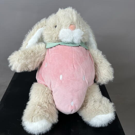 Игрушка Заяц розовый