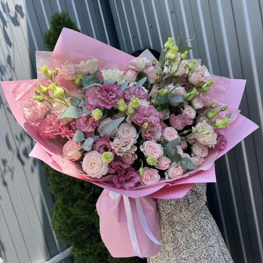 Эустома и бамбастик 😍💐