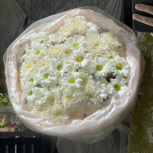 Букет Микс хризантем нежные