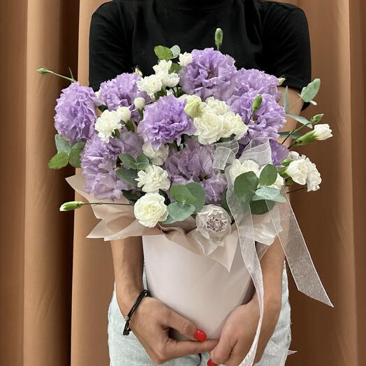 Лавандовая эустома 💜💜💜