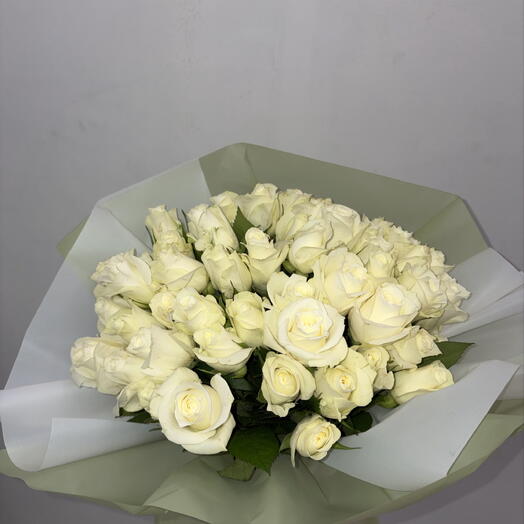 Букет из 51 розы Кения 35 см