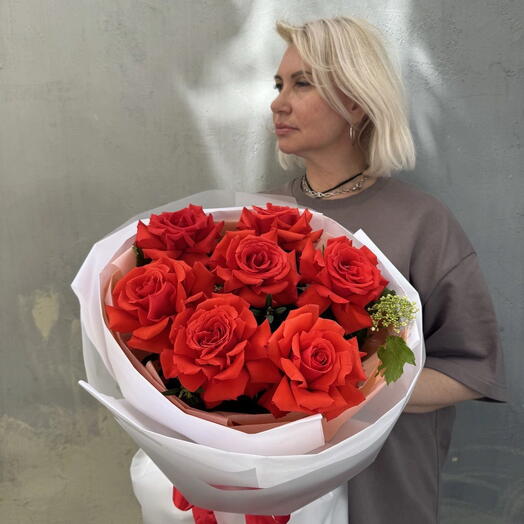 Букет Яна красная Роза
