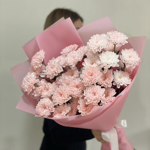 Букет из кустовых хризантем 💕