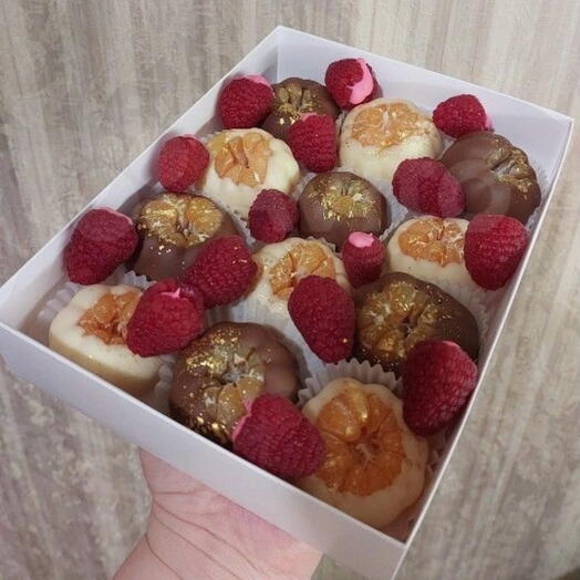 мандарины а шоколаде