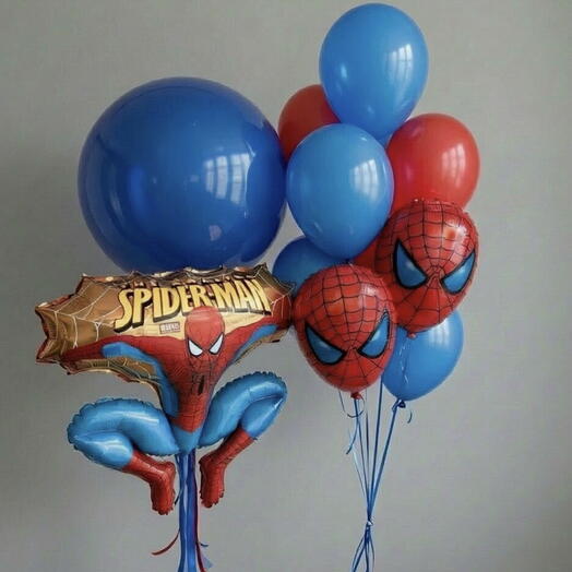 🕷 Набор воздушных шаров «Человек-паук»