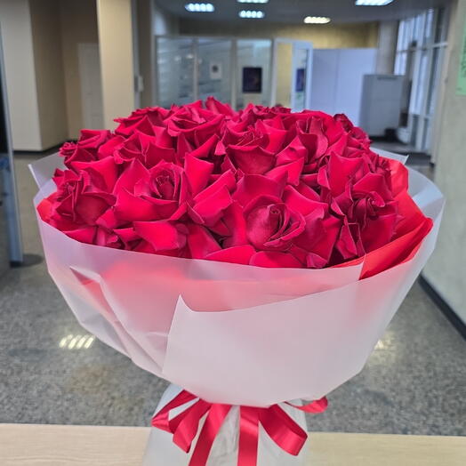 Букет роз большой