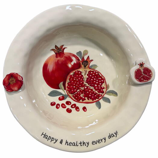 Тарелка сувенир гранат(20*4см). Designer plate pomegranate (20*4cm)
