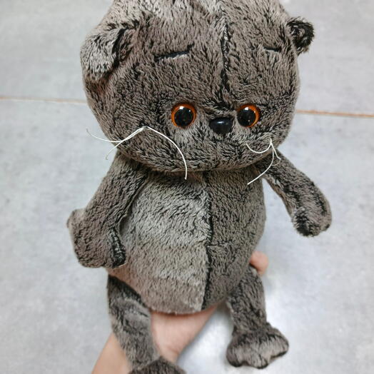 Игрушка серый кот