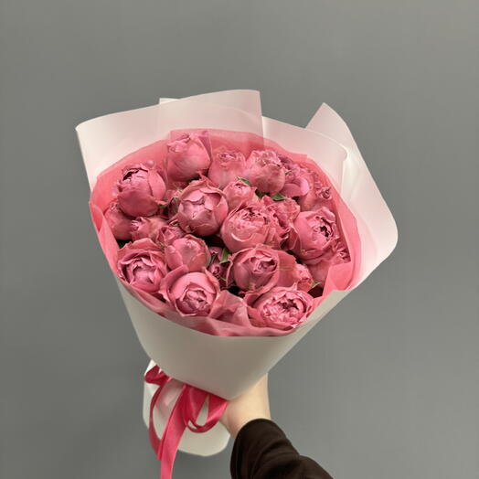 Букет из пионовидных Мисти баболс 7 🌺