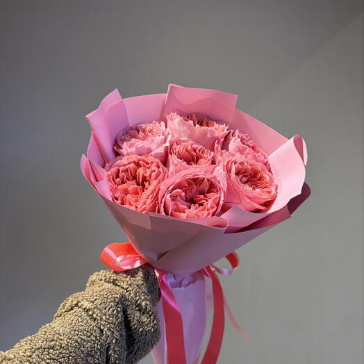 Букет из яркой розы 🌸🌸