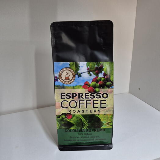 Зерновой кофе Colombia Supremo зерно 250 гр