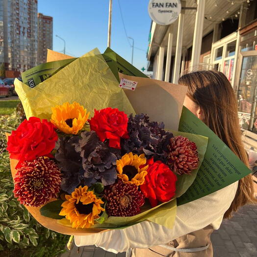 Сочный осенний букет «моя осень 🍂»