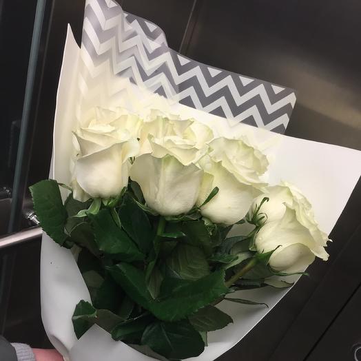 Ramo de rosas blancas