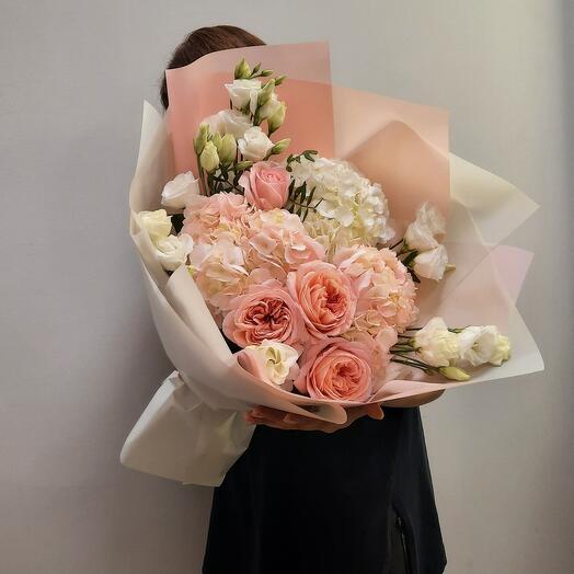 Peach bouquet