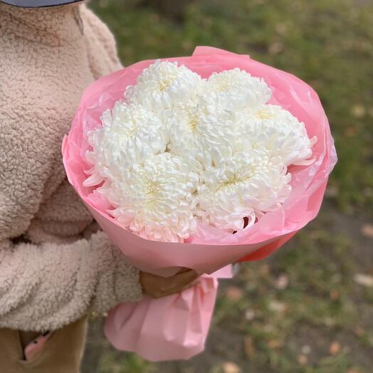 Пломбирные шарики хризантем