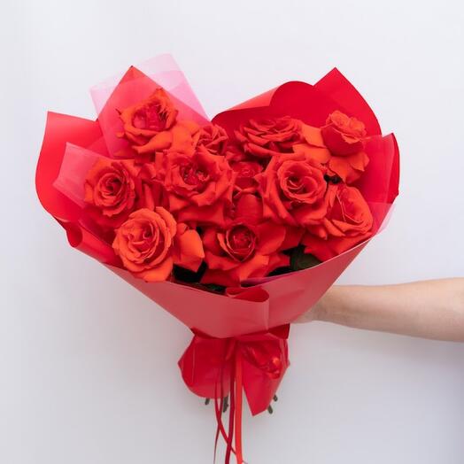 Bouquet "Red lace"
