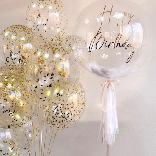 Splashes of champagne