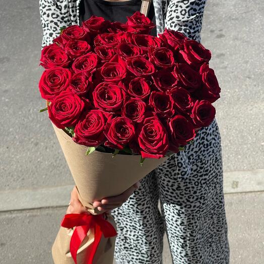 Bouquet of 31 roses