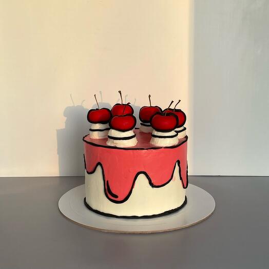 Торт в стиле Comic cake