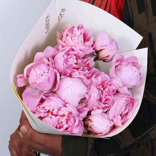 Pink Peony Bouquet-5916