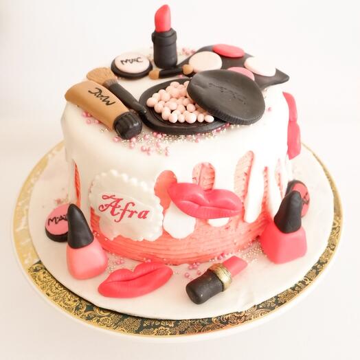 Make up themed cake