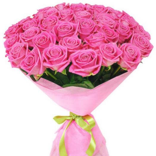 51 Pink Rose Bouquet