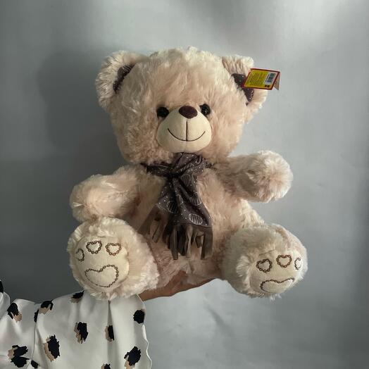Teddy bear 40 cm cream