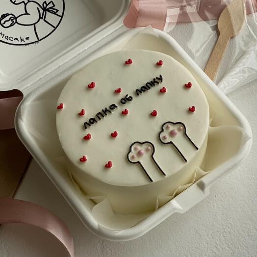 cute bento with paws