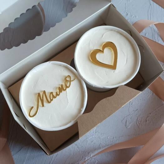 Тортики в стакане Маме