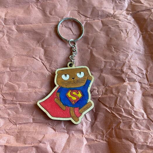 Брелок «Super Cat