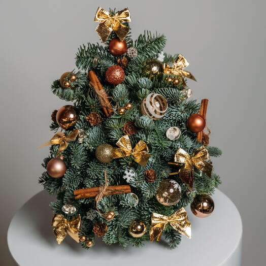 XS Christmas tree Bronze lights