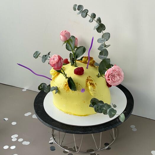 Торт в стиле mossy rock cake