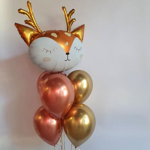 Фонтан воздушных шаров Deer