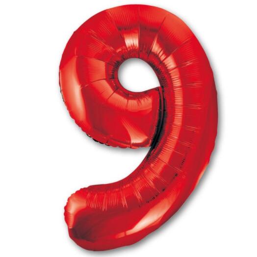 Foil balloon "number 9"