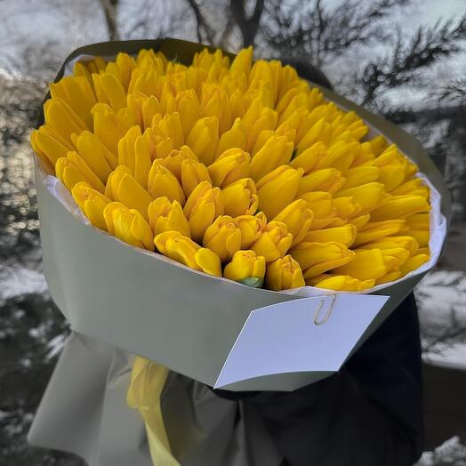 Желтые тюльпаны