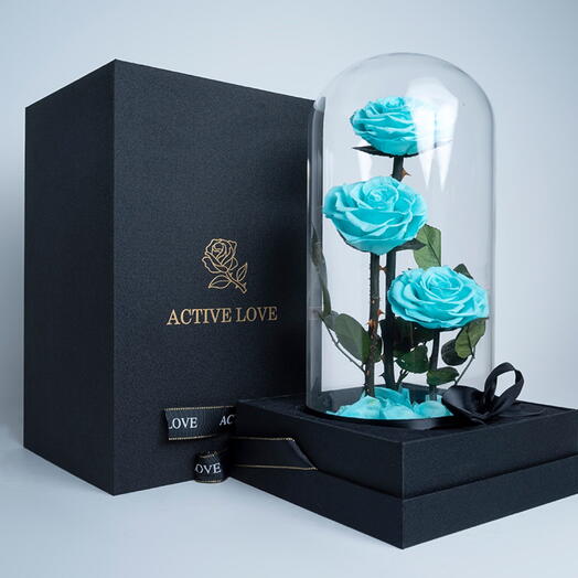 Turquoise Infinity Roses
