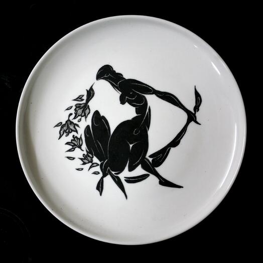 Аура / декоративная тарелка поднос панно, авторская работа