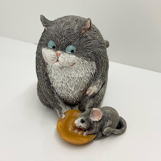 Статуэтка Кот и Мышка