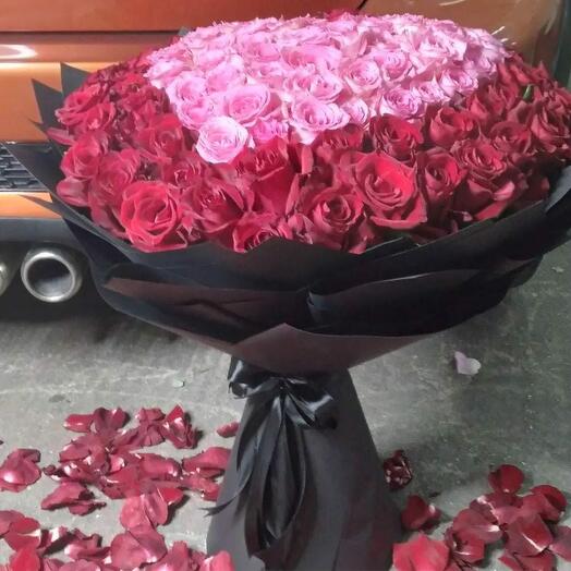 "Romantic Heart Bouquet."