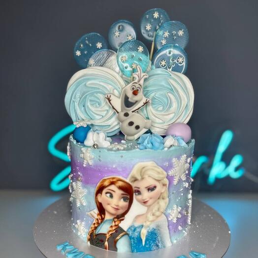 Торт Холодное сердце