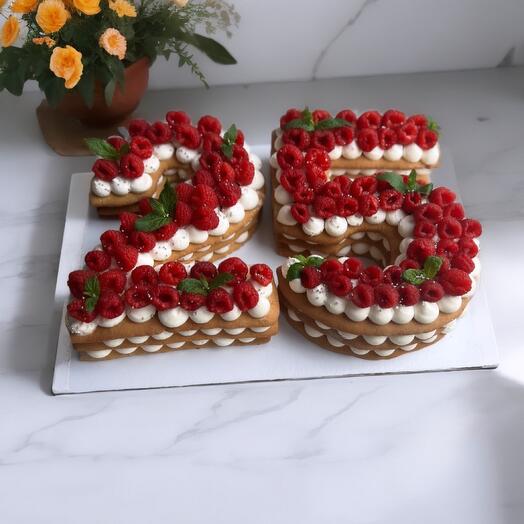 Торт цифра 25