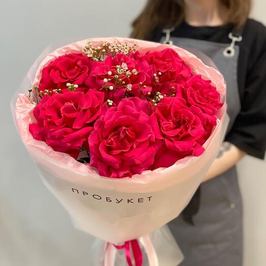 7 ярких роз 💕