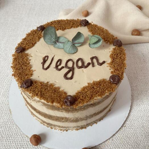 Веган торт Кофе-фундук