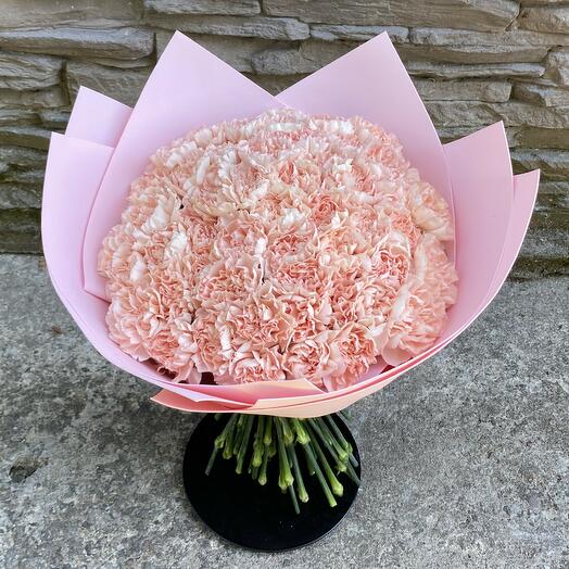 Ramo de melocotón Dianthus 51pcs