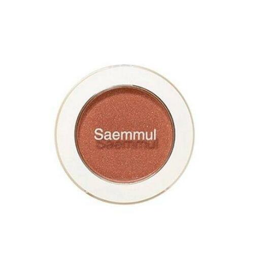 The Saem Eye Saemmul Single Shadow (Shimmer) Тени для век мерцающие - BR18 Candy Brown - 2 г